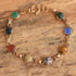 Tiny Round Scarab Bracelet - 12K Gold Filled